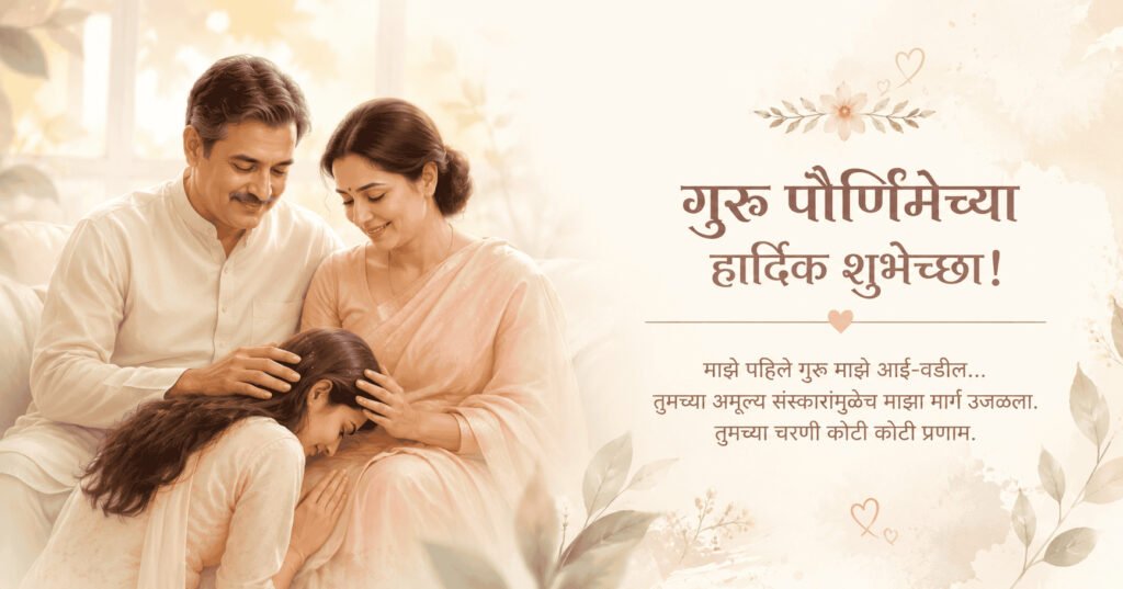 Aai Vadil Guru Purnima Wishes in Marathi