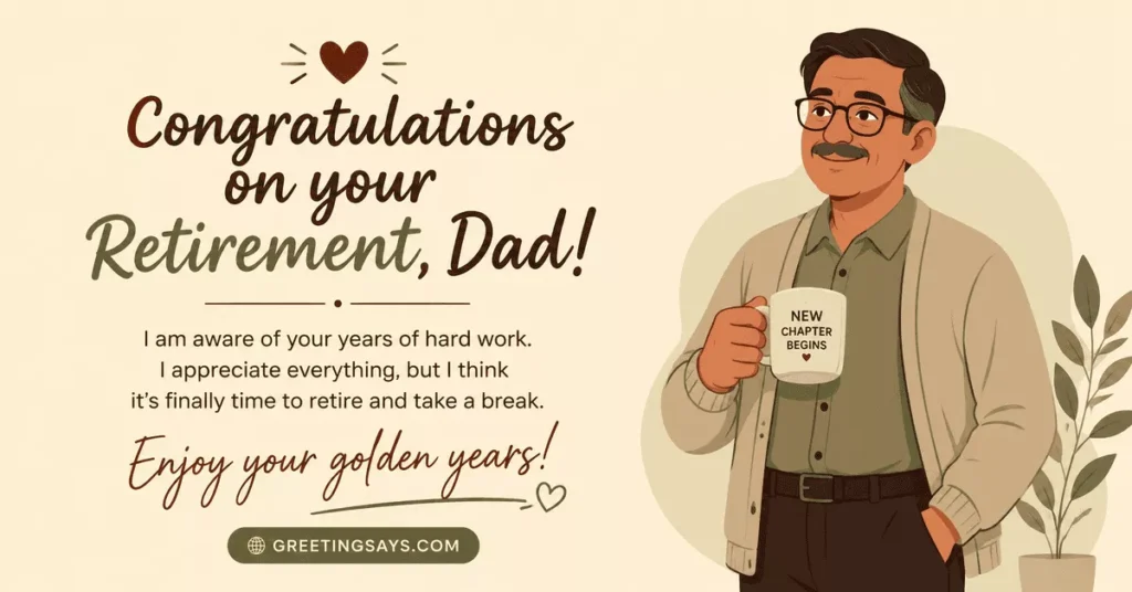 Congratulations Retirement Wishes in Marathi