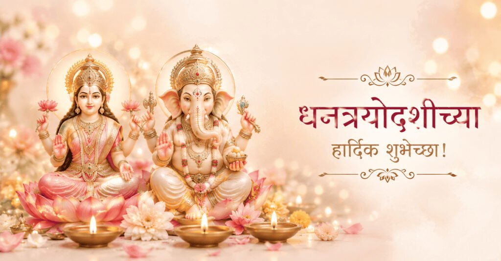 Dhanteras Wishes in Marathi 2026