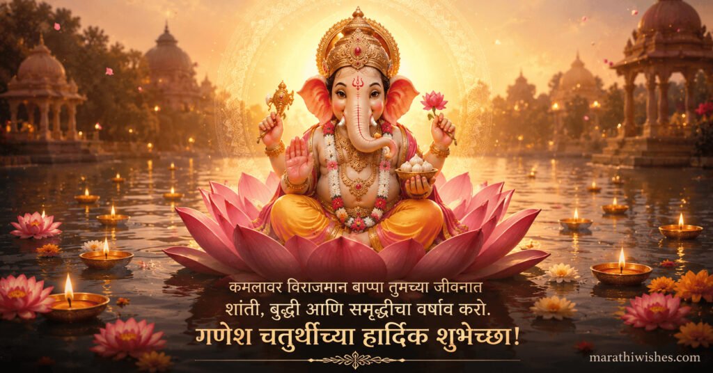Ganesh Chaturthi Wishes in Marathi WhatsApp