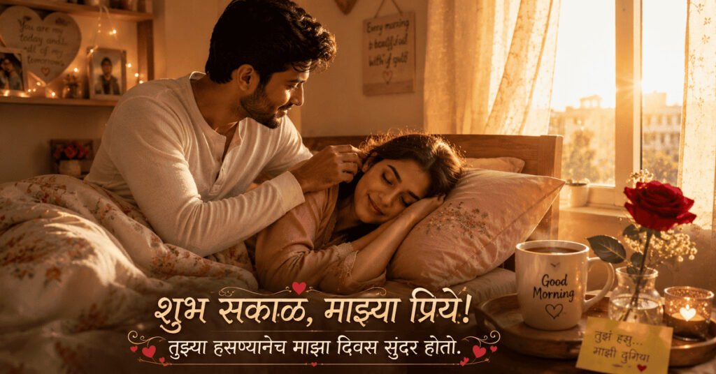 Good Morning Wishes in Marathi for Girlfriend