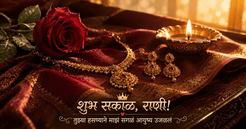 Good Morning Wishes in Marathi for Wife