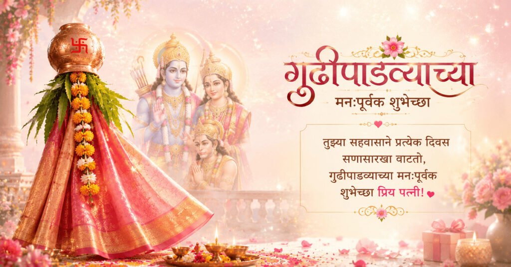 Gudi Padwa Wishes in Marathi Short