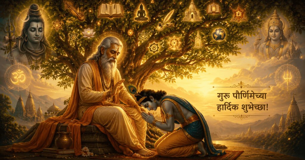Guru Purnima Wishes in Marathi Images