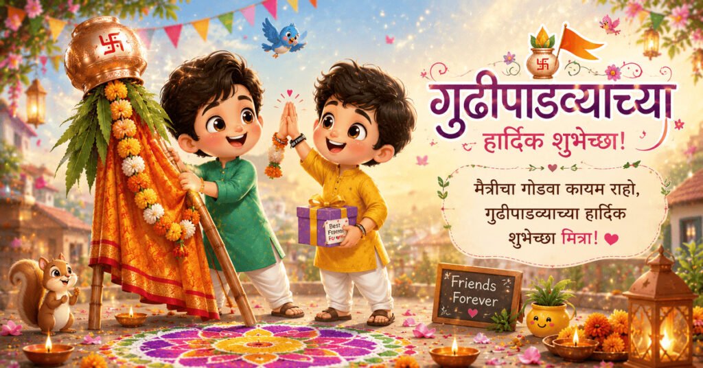 Happy Gudi Padwa Wishes in Marathi