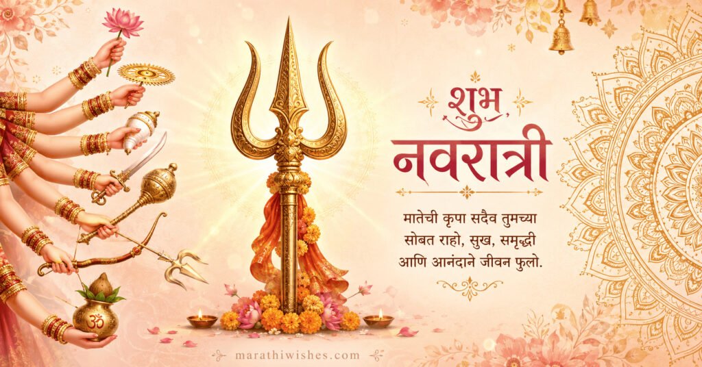 Happy Navratri Wishes in Marathi