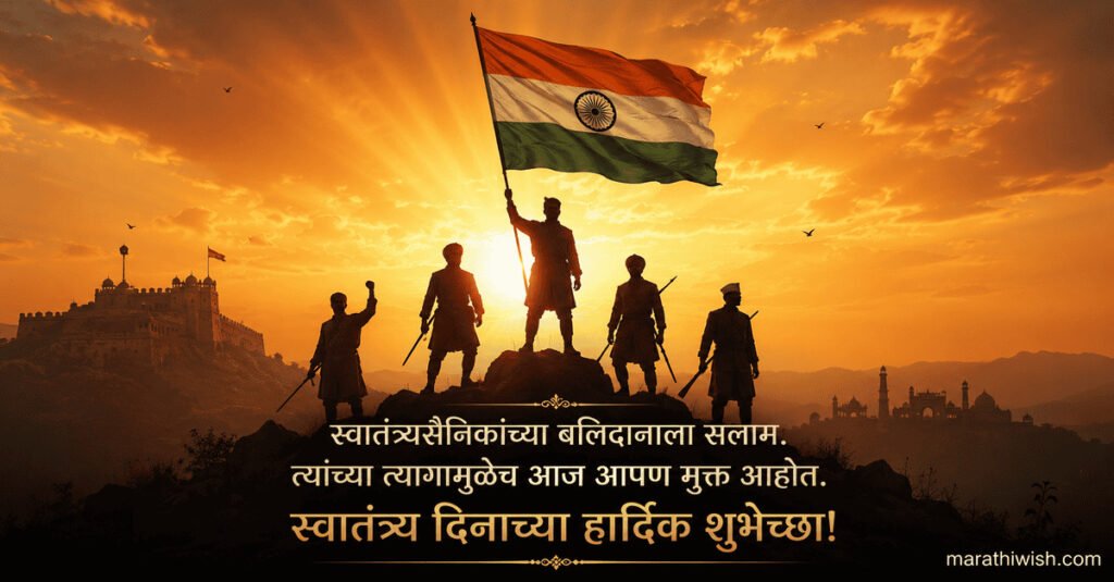 Independence Day Wishes in Marathi Short