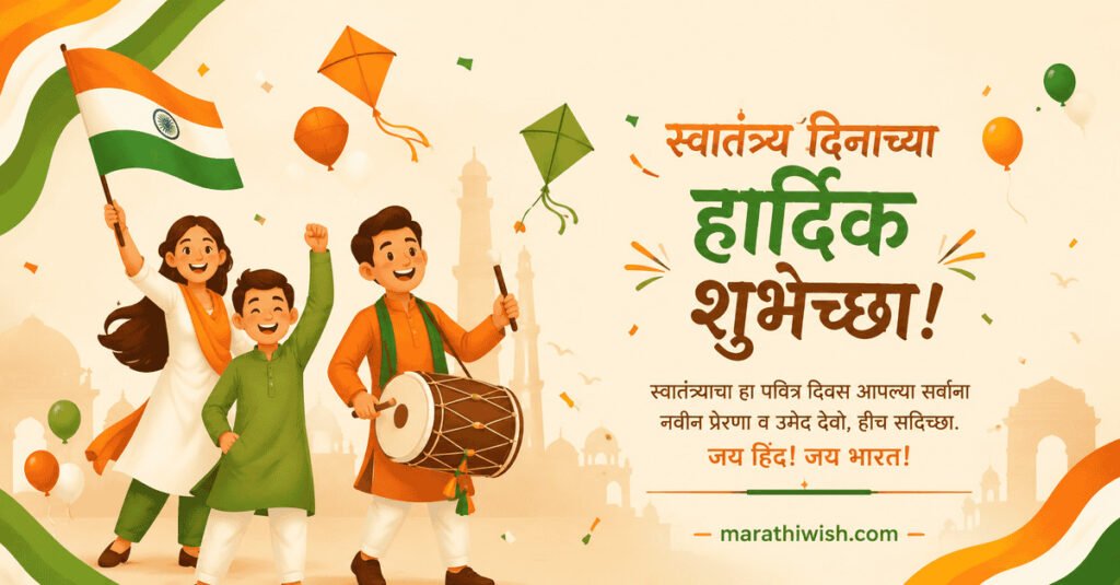 Independence Day Wishes in Marathi for Family