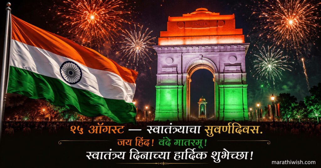 Independence Day Wishes in Marathi for Office