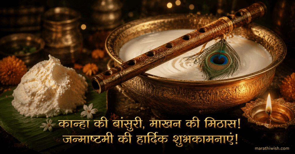 Janmashtami Wishes for Govinda Pathak in Marathi