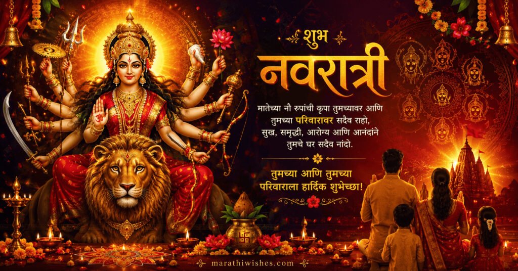 Navratri Wishes in Marathi Status