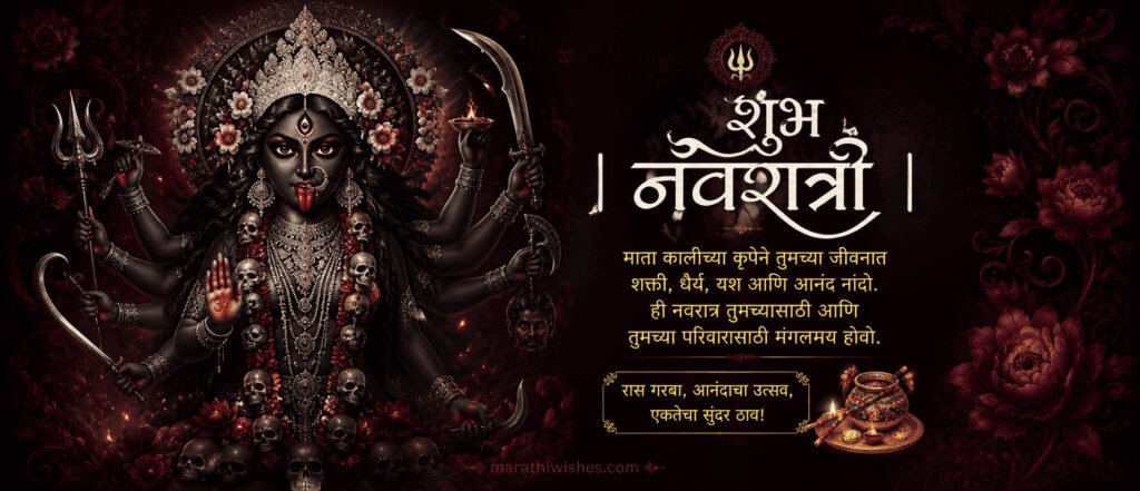 Navratri Wishes in Marathi for Sister