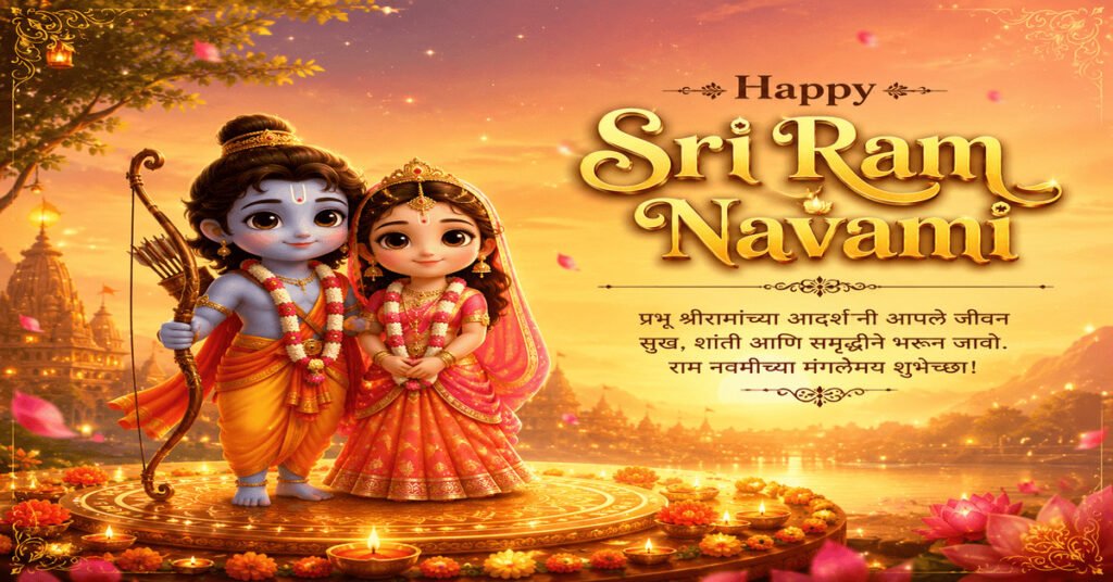 Shubh Ram Navami Wishes in Marathi