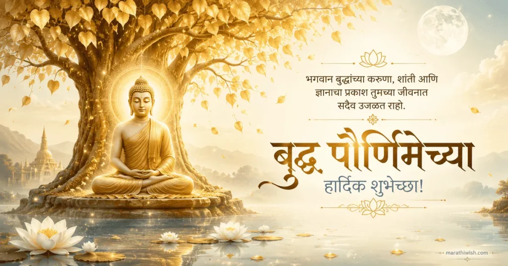 Buddha Purnima Chya Hardik Shubhechha in Marathi Text