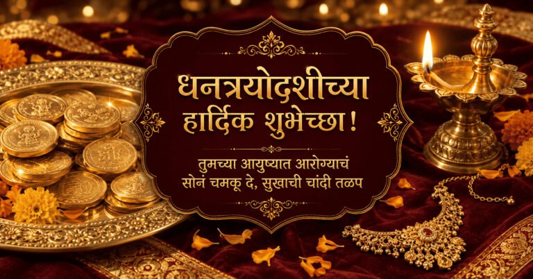 Dhanteras Wishes in Marathi