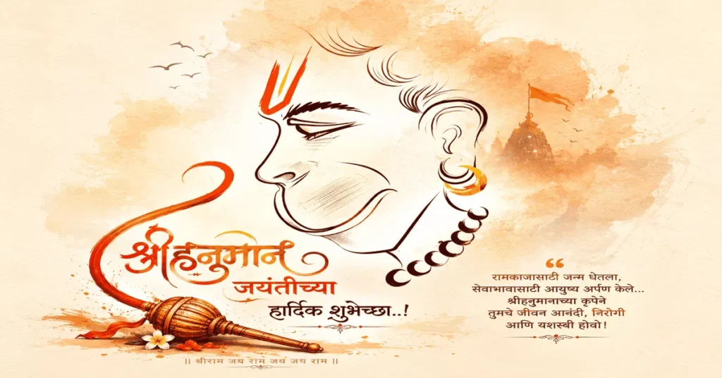 Hanuman Janmotsav Wishes in Marathi