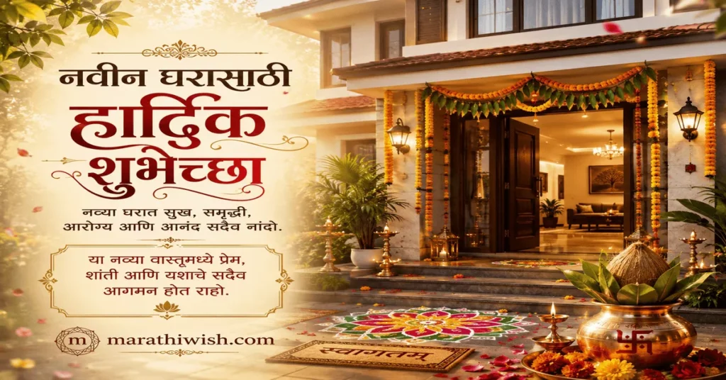 Housewarming Wishes in Marathi
