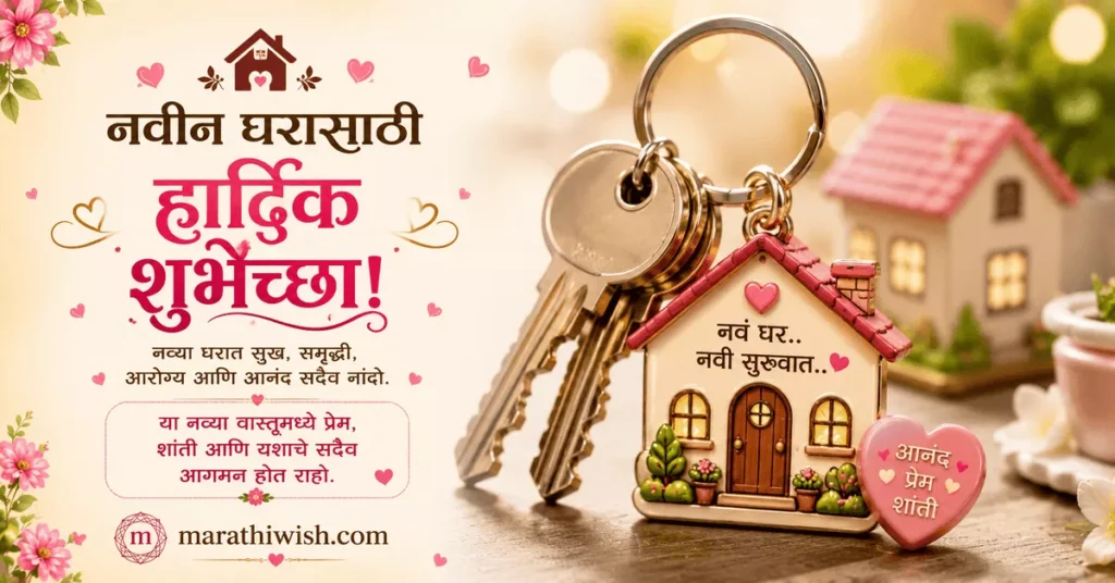 New Home Wishes in Marathi