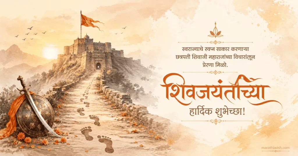 Shiv Jayanti Wishes in Marathi Short