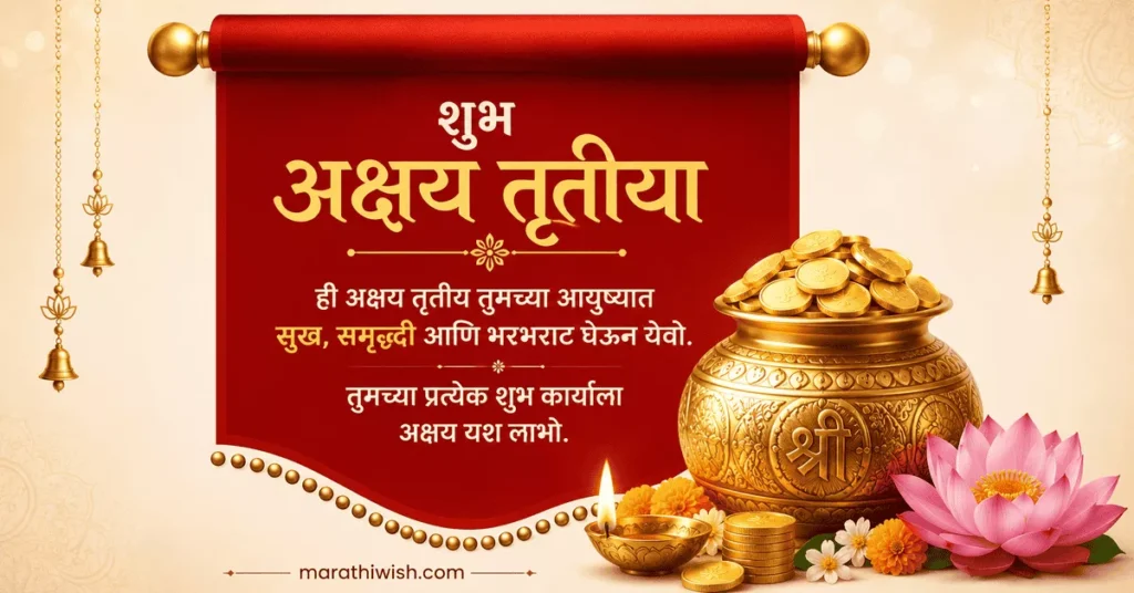 Best Akshaya Tritiya Wishes in Marathi