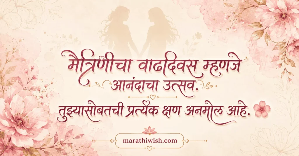 Best Friend Birthday Wishes in Marathi