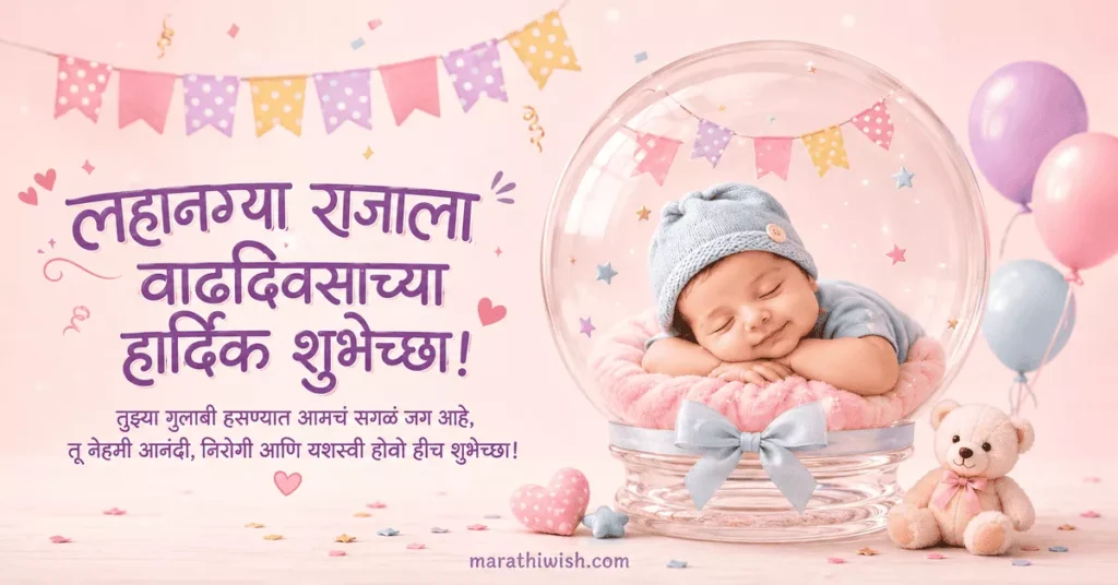 Birthday Wishes for Baby Girl in Marathi