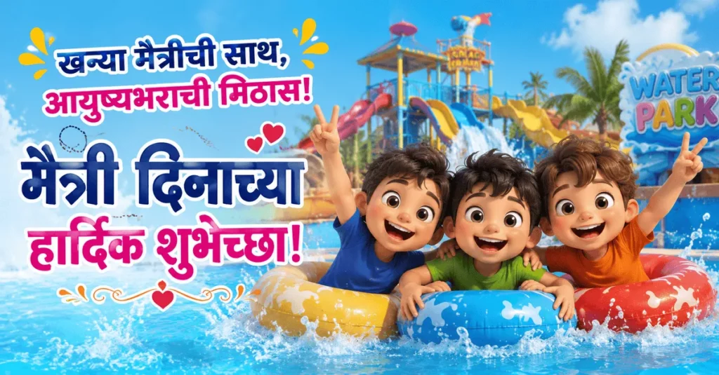 Friendship Day Wishes for Baykola in Marathi