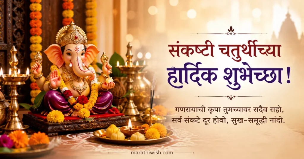 Ganesh Sankashti Chaturthi Wishes in Marathi