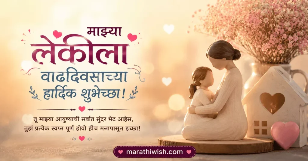 Happy Birthday Wishes for Daughter in Marathi Text