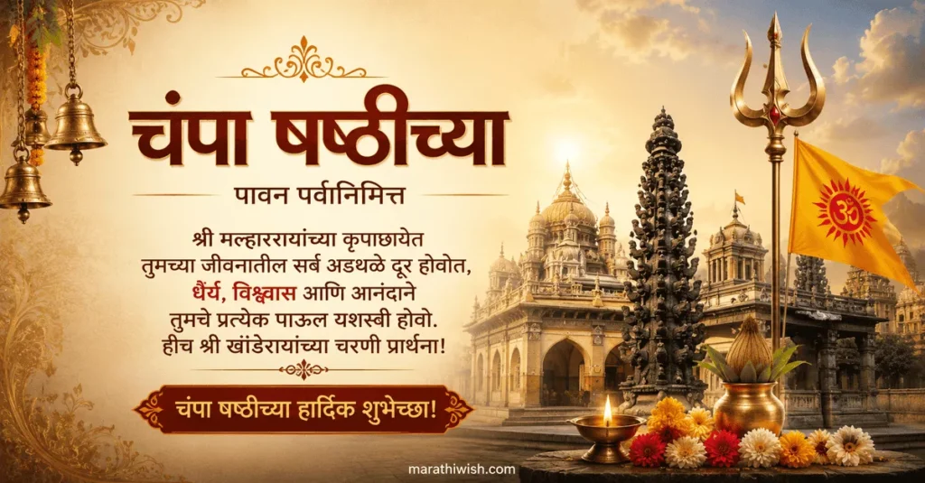 Happy Champa Shashti Wishes in Marathi