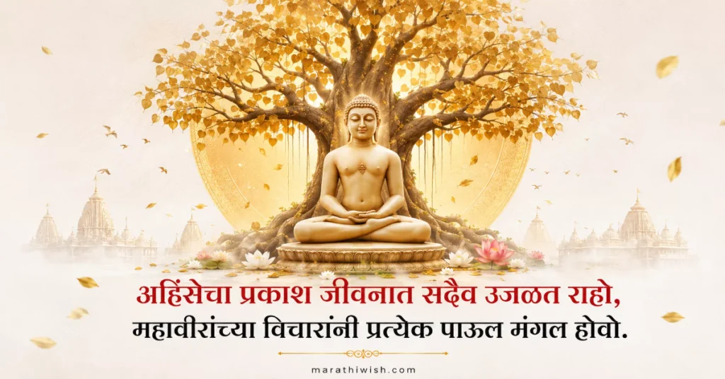 Happy Mahavir Jayanti Wishes in Marathi