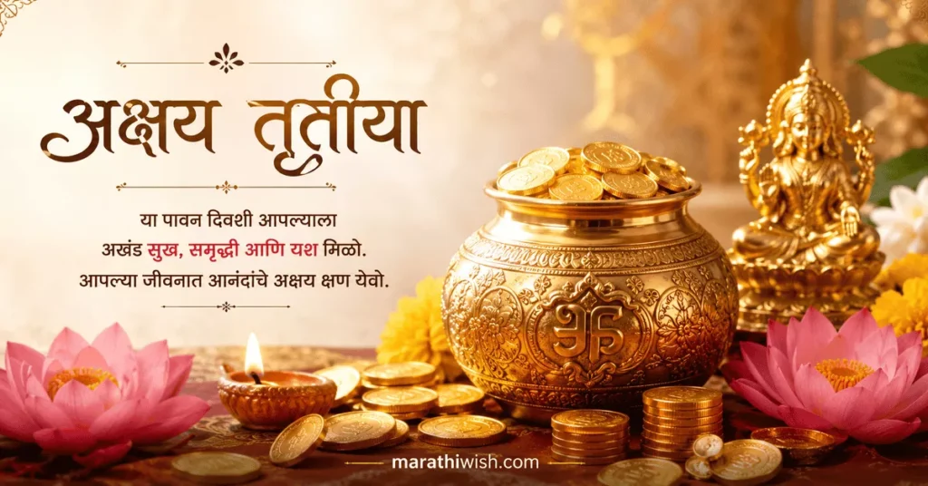 Happy & Shubh Akshaya Tritiya Wishes in Marathi