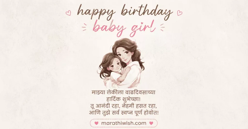 Heart Touching Birthday Wishes in Marathi for Daughter (2)