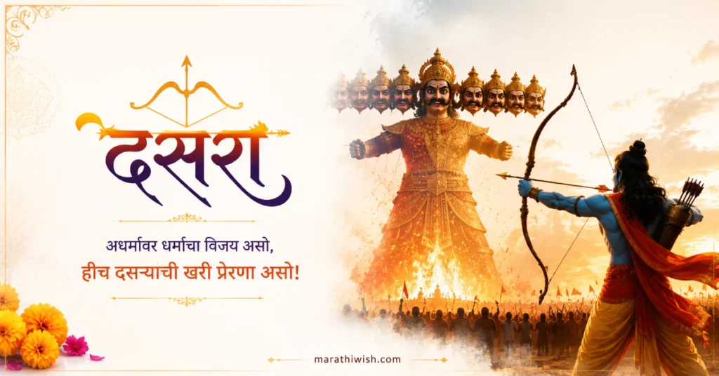 Heartfelt Dasara Wishes in Marathi