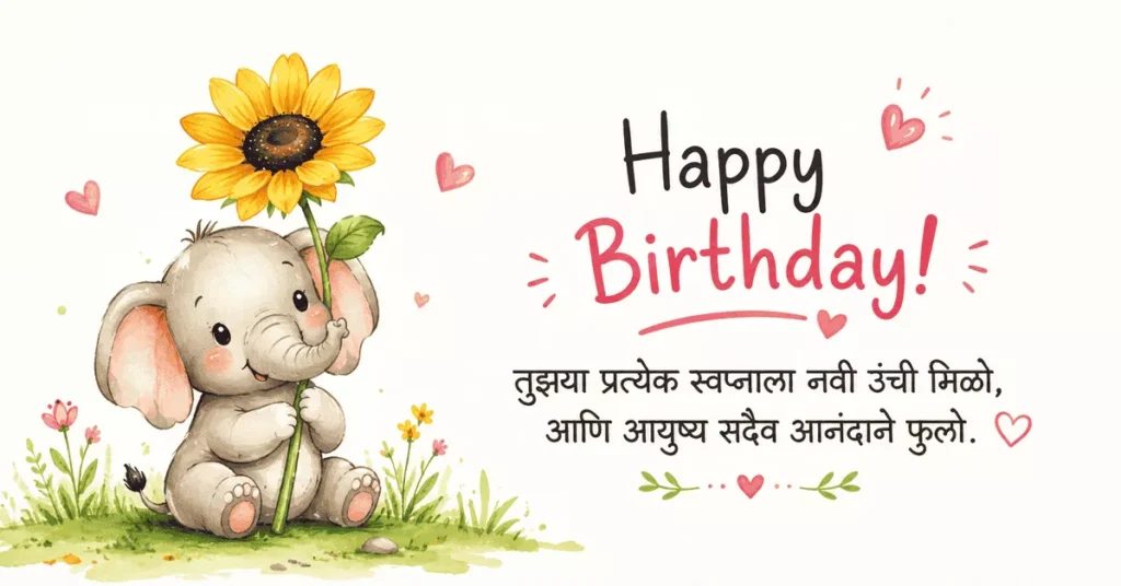 Mitra Birthday Wishes in Marathi