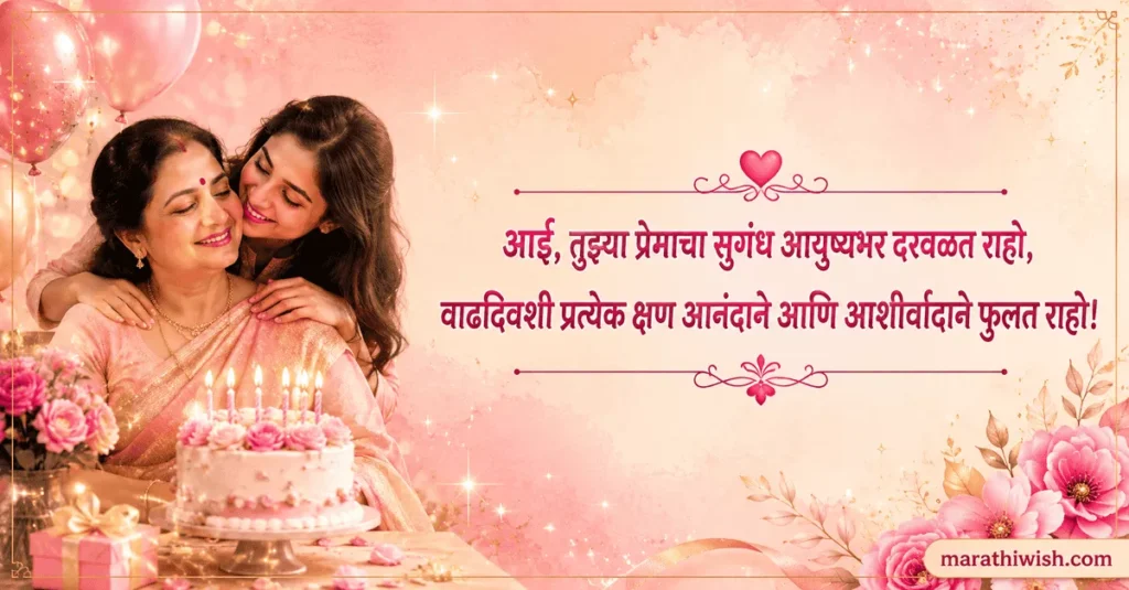 Mom Birthday Wishes in Marathi