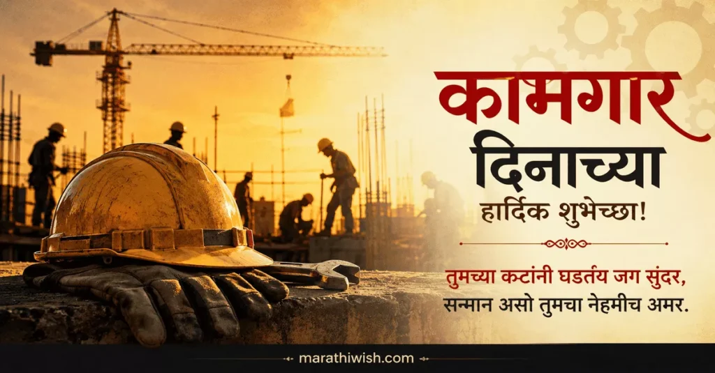 New Kamgar Din in Marathi Wishes