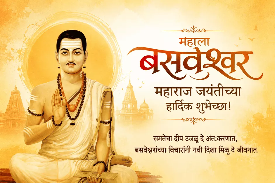 Short Shree Swami Samarth Prakat Din Wishes in Marathi