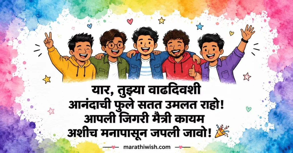 Tapori Funny Birthday Wishes in Marathi for Best Friend Girl