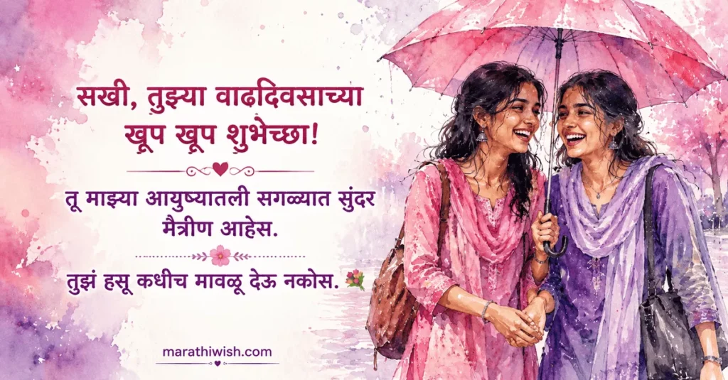 Touching Birthday Wishes for Best Friend in Marathi
