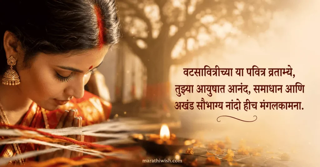 Vat Purnima Wishes in Marathi for Wife