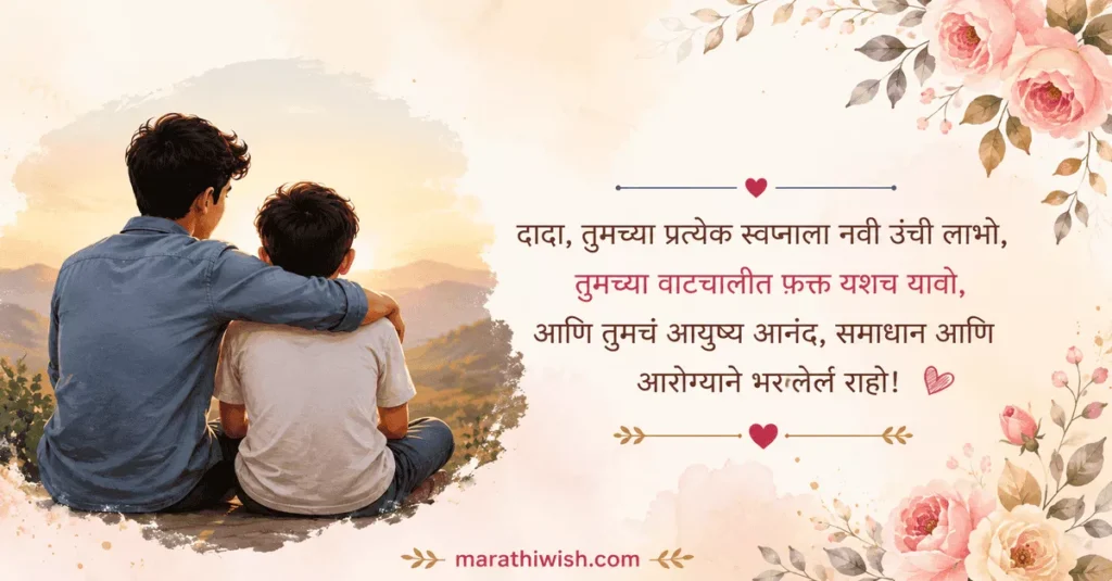 Dada Birthday Wishes in Marathi