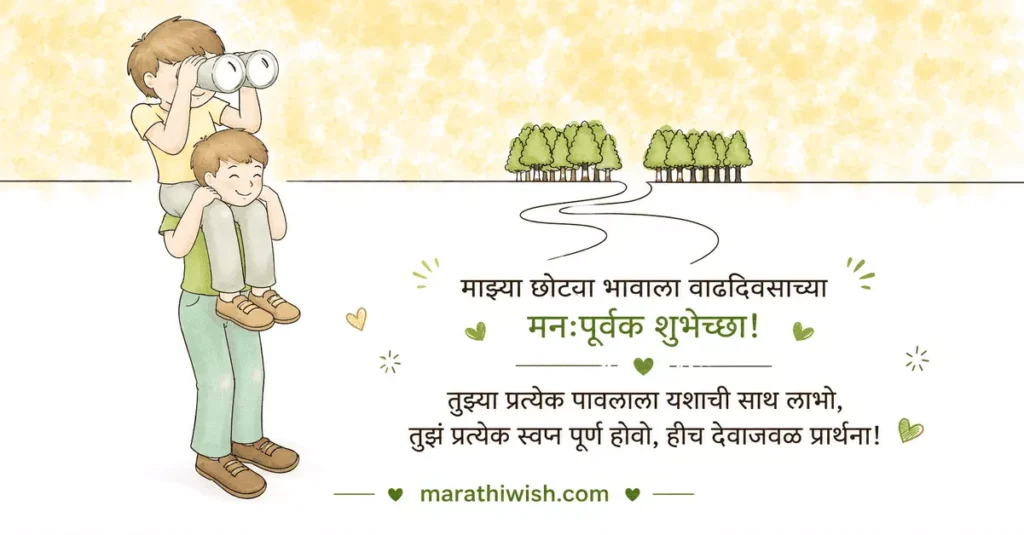 Daji Birthday Wishes in Marathi