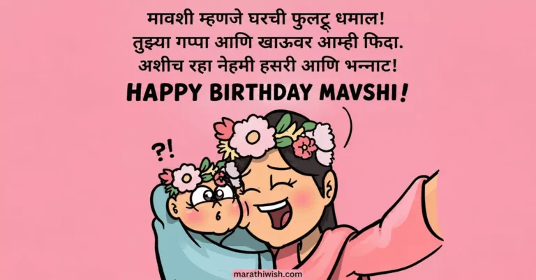 Birthday Wishes for Mavshi in Marathi